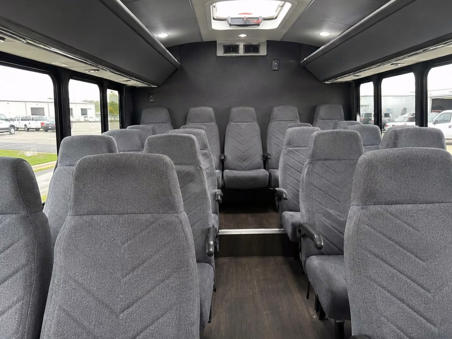 15 passenger minibus interior