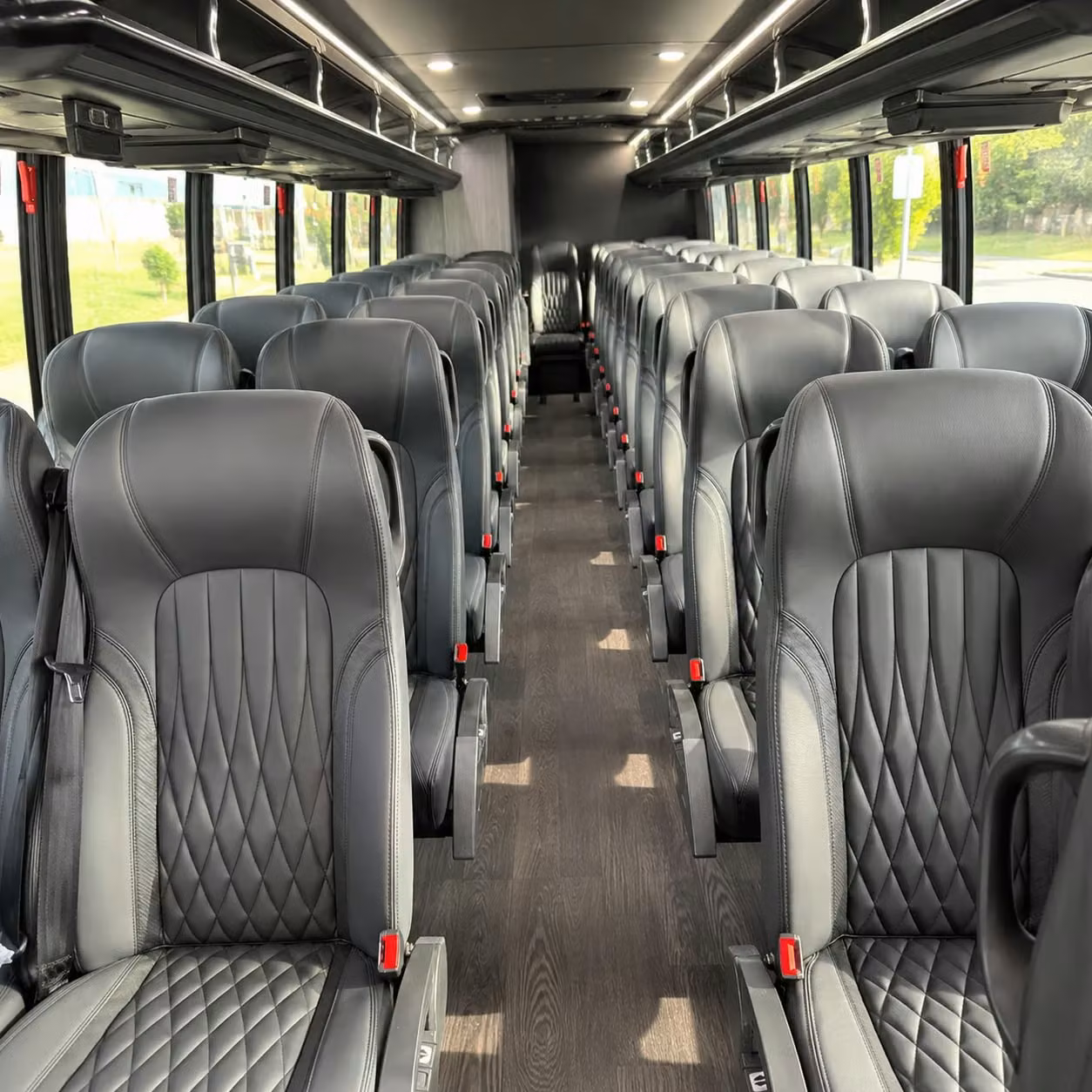 25 passenger minibus interior