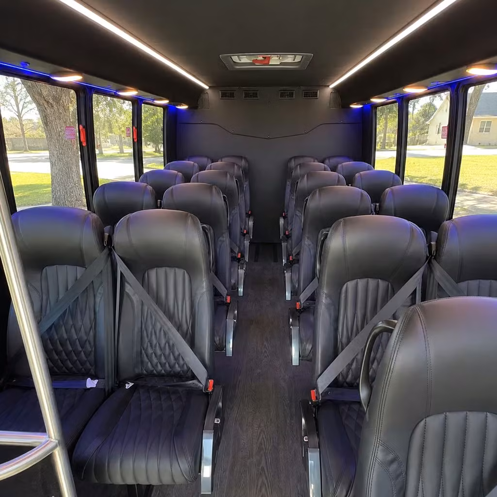 30 passenger minibus interior