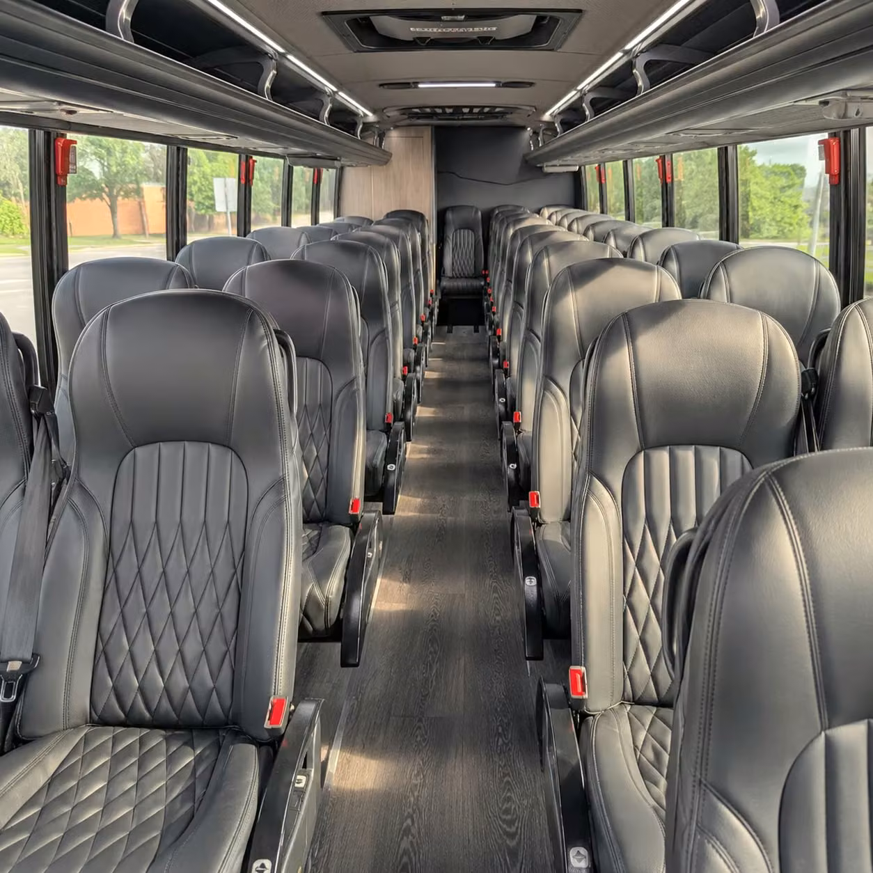 35 passenger minibus interior