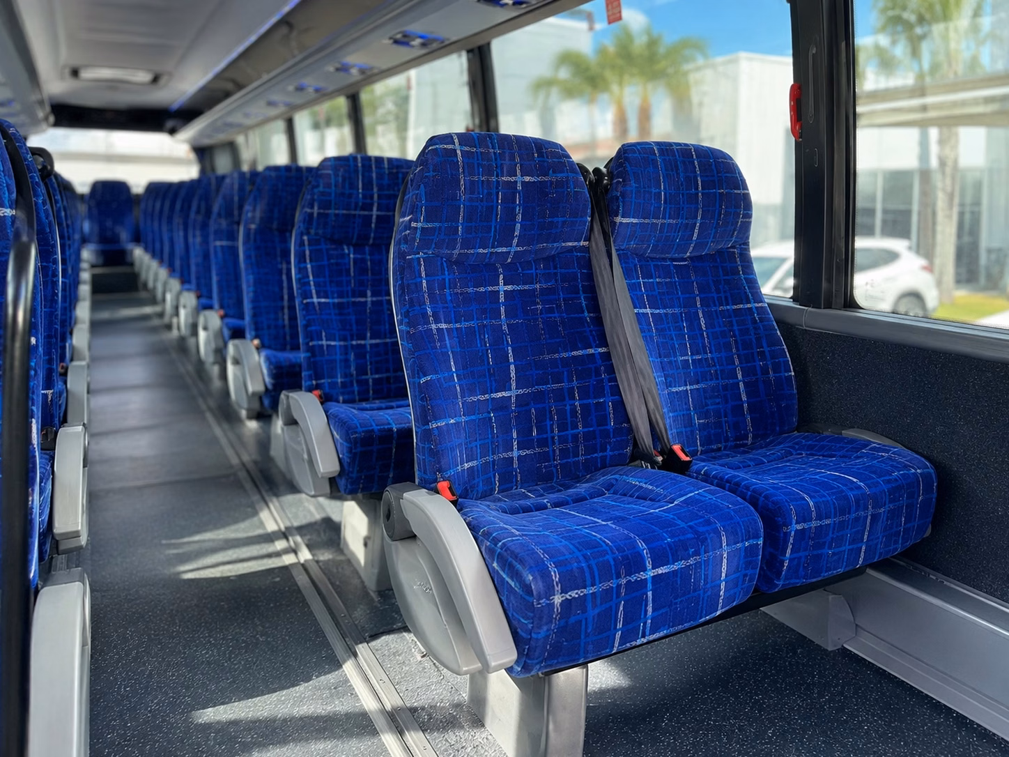 bridgeport charter bus interior