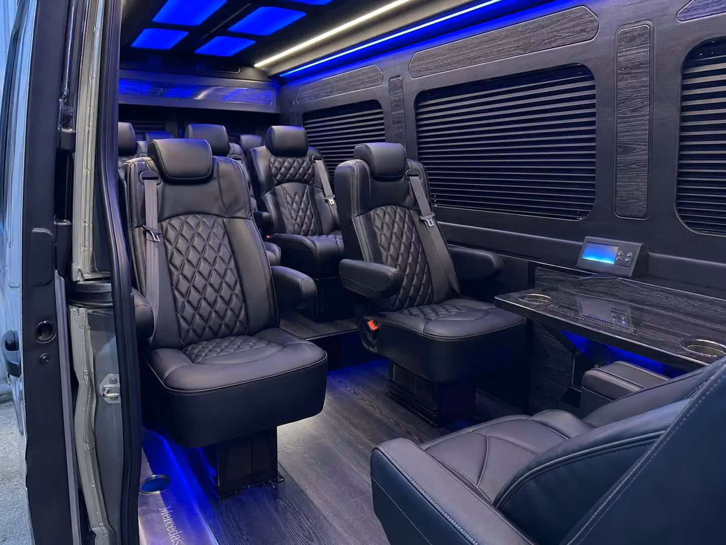sprinter van transportation for groups and events across bridgeport