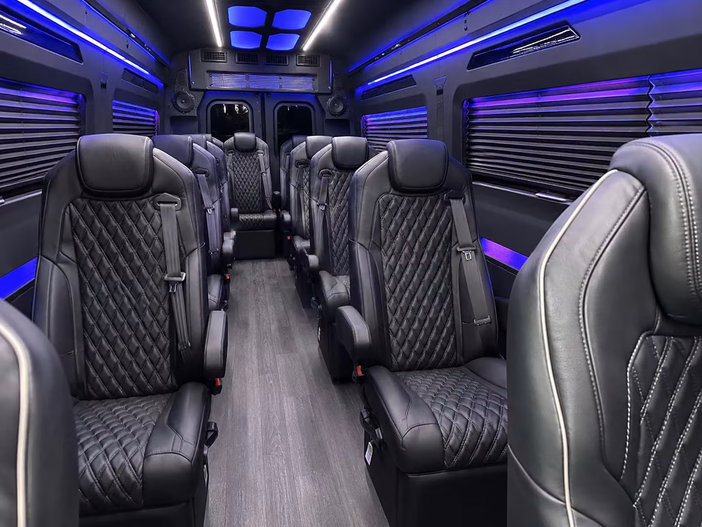 sprinter van with driver interior